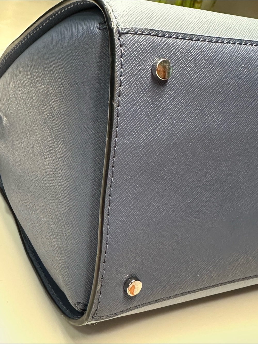 kate spade Light Blue Medium Dome Reiley Bag + KS Dust Bag - Picture 8 of 15